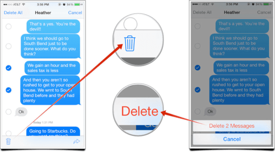 How To Delete Text Messages From Your iPhone In iOS 7 [iOS Tips ...